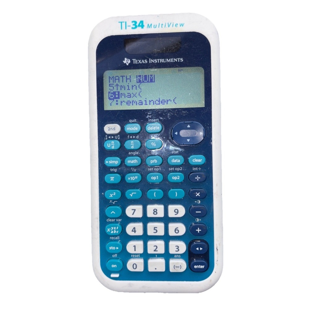 Texas Instruments Scientific Calculator TI-34 MultiView 4 Line Works